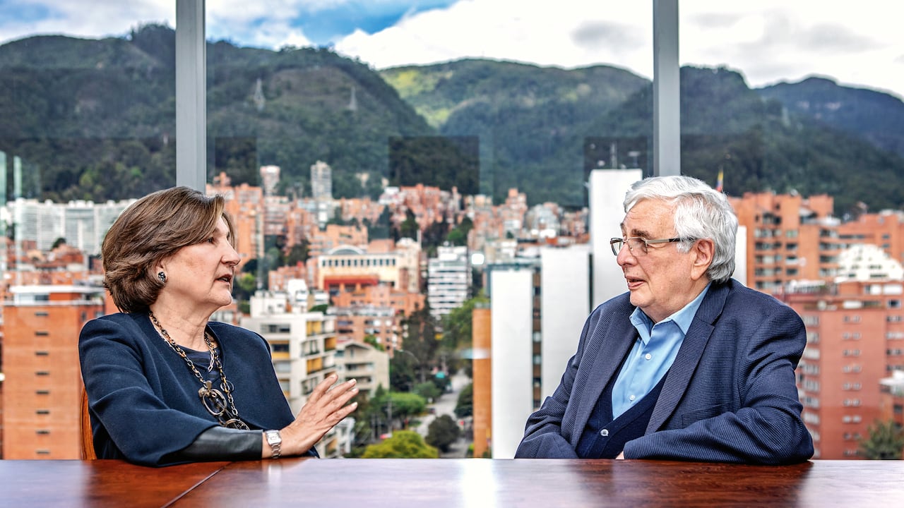 Cecilia María Vélez y Moisés Wasserman.
Bogotá Septiembre 8 de 2022
Foto: Juan Carlos Sierra-Revista Semana.