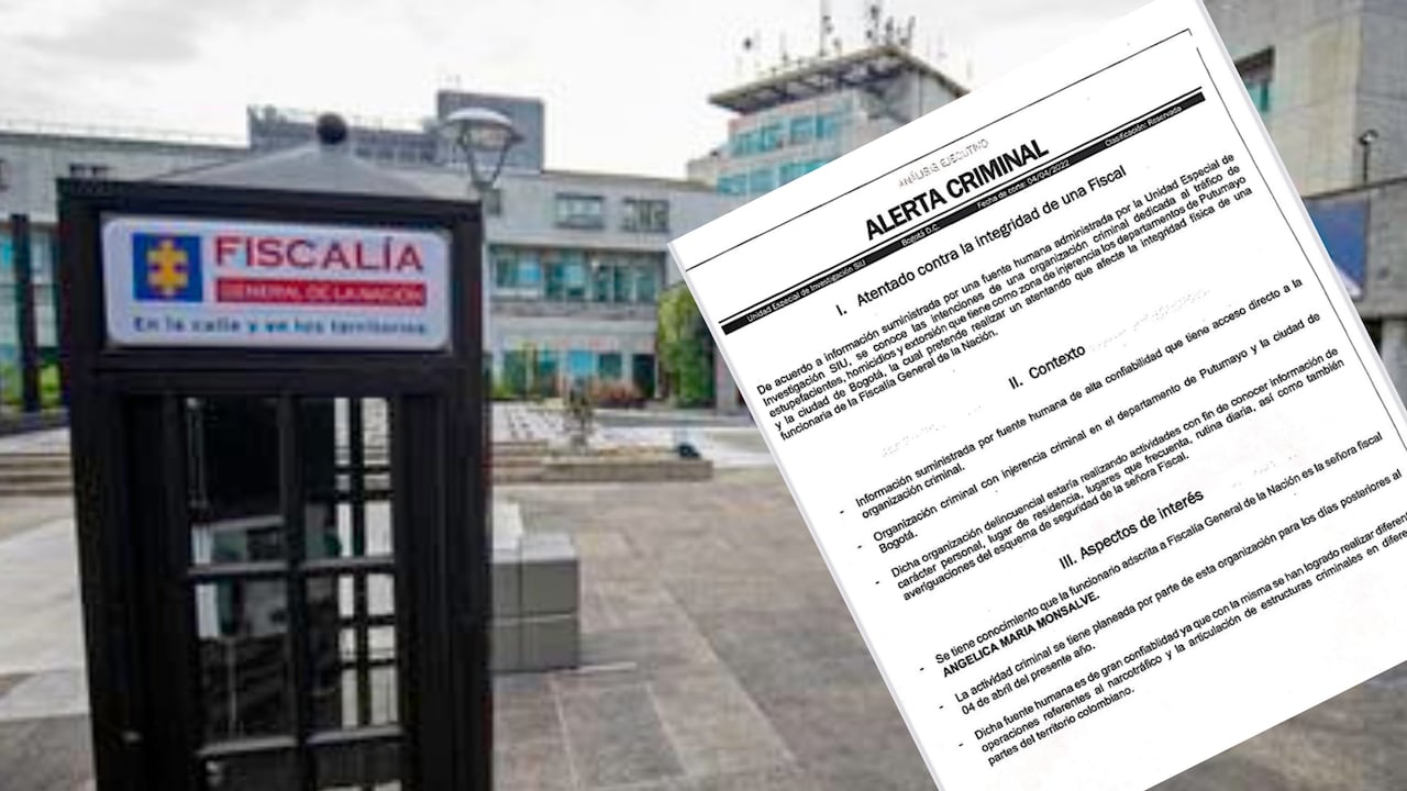 Advertencia por amenazas a la fiscal Angélica Mosalve. Documento de la Policía.