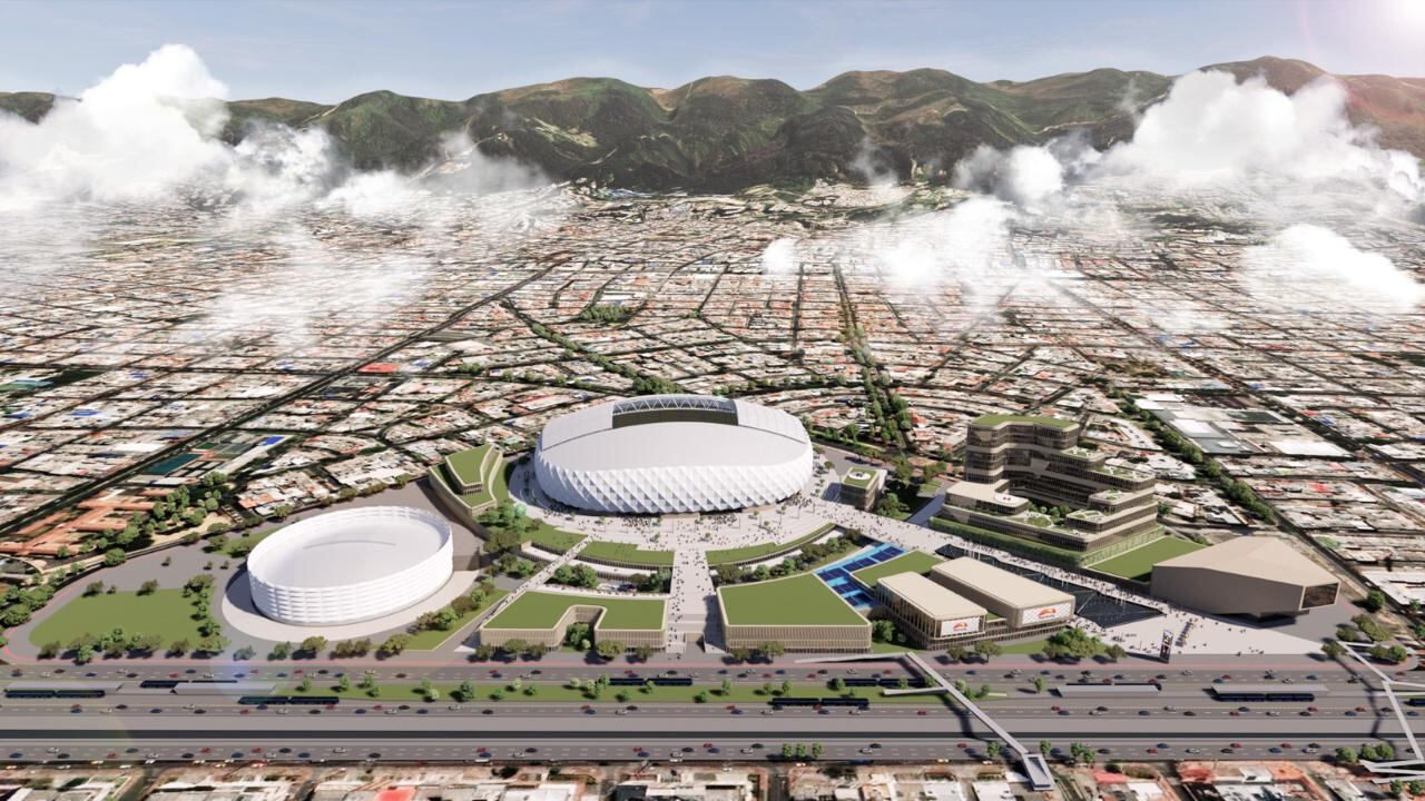 Así será el nuevo estadio el Campín, en Bogotá.