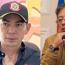Juan Alfredo Quenza Ramos, alcalde de Arauca, y el presidente Gustavo Petro.