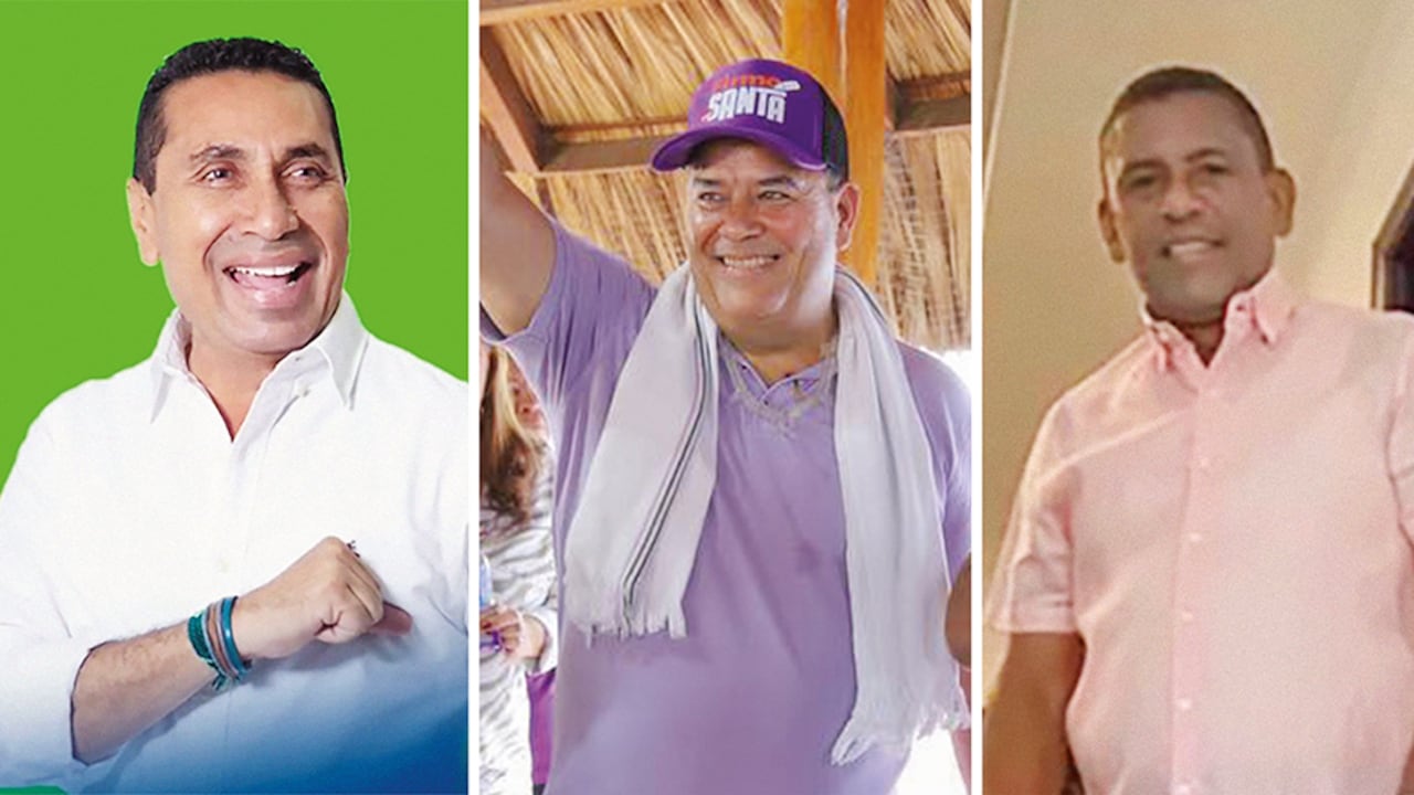 Santander Lopesierra, Hilder Pinto y Eurípides Pulido son los tres candidatos a la alcaldía que han estado detenidos por las autoridades.