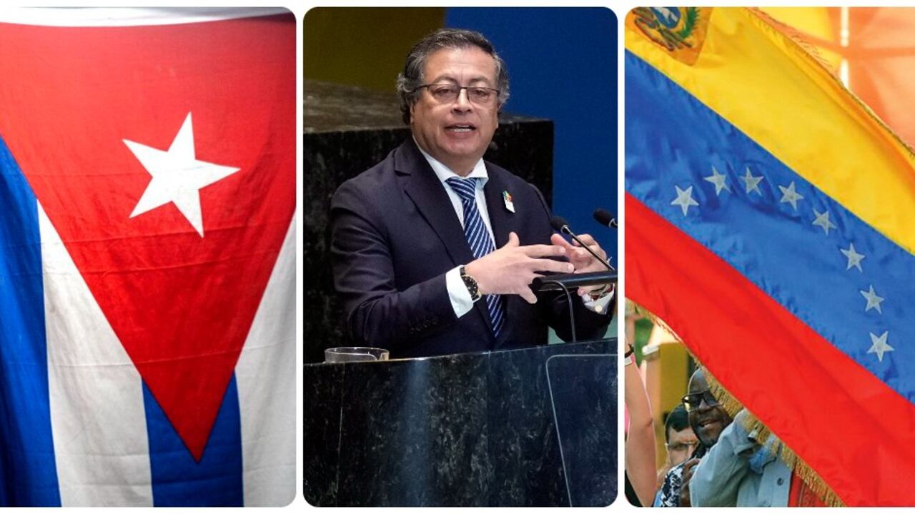 El presidente se refirió a Venezuela y Cuba.