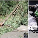 Accidente en la vía Girardot - Bogotá. Foto compartida en la cuenta oficial de Twitter de @BluRadioCo