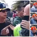 Diosdado Cabello, ministro de Justicia de Venezuela y un rescatista norteamericano
