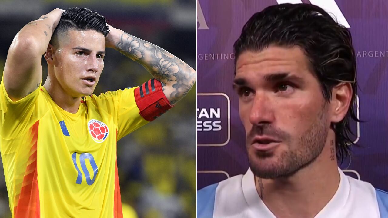 Rodrigo de Paul y sus explosivas declaraciones que le cayeron a James Rodríguez