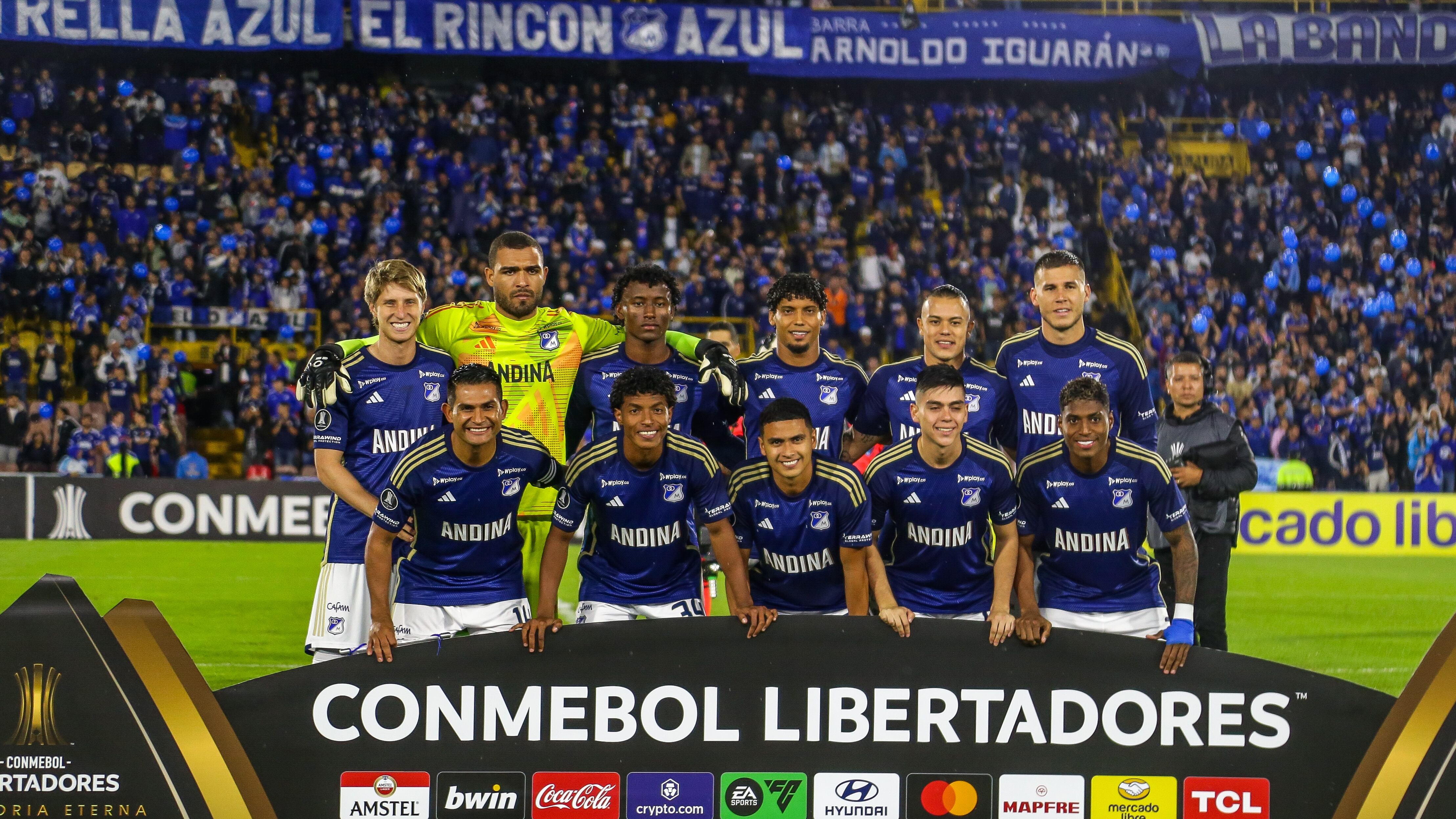 Bogotá. Mayo 8 de 2024. Millonarios se enfrenta a Bolivar, por encuentro válido de la Copa libertadores  2024 de la fecha 4,en el Estadio Nemesio Camacho el Campin . (Colprensa - Catalina Olaya)