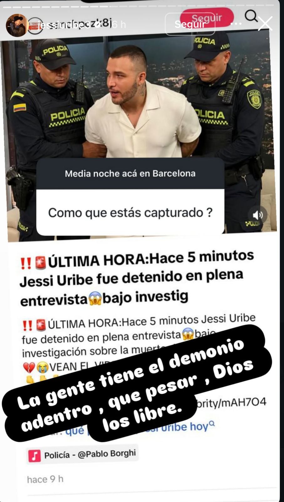 Jessi Uribe aclaró noticia falsa