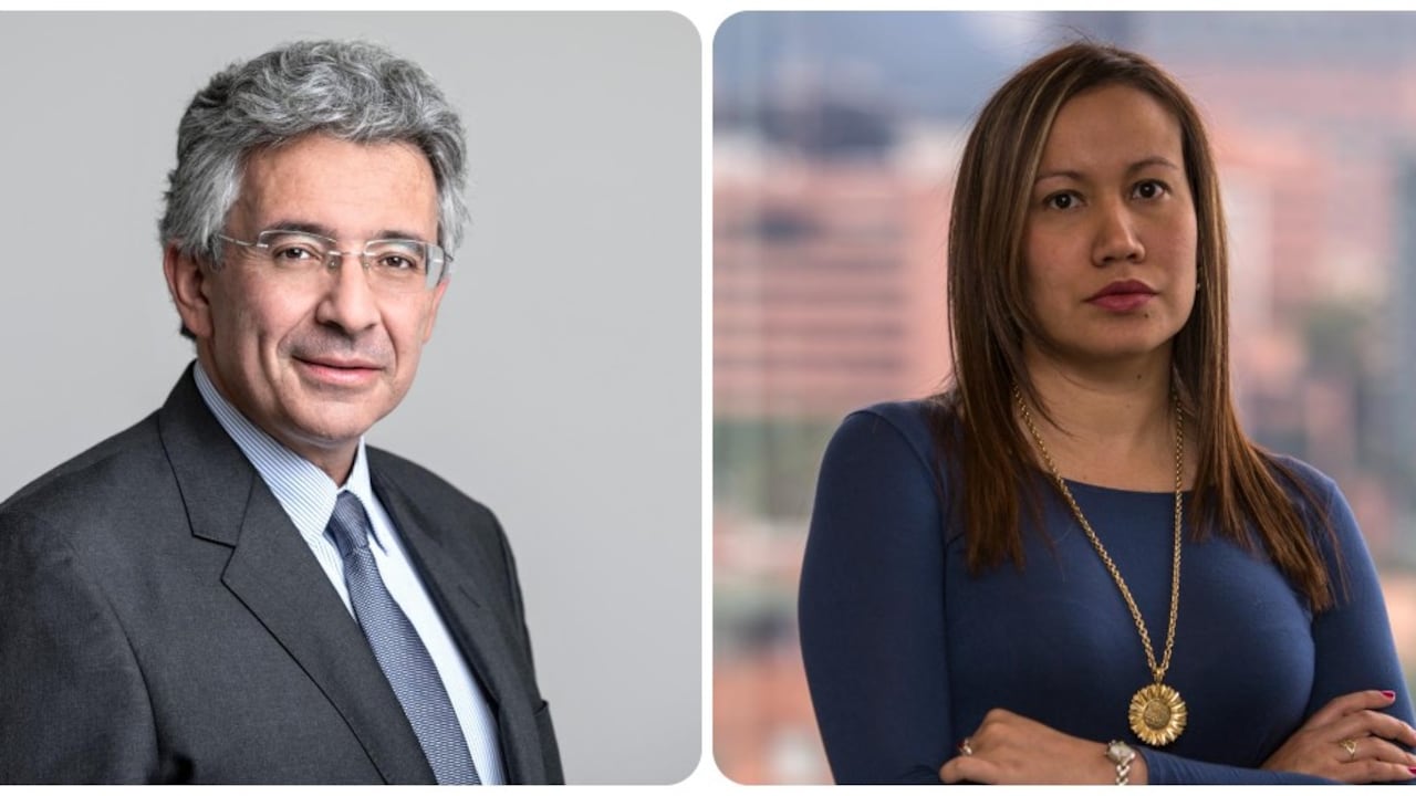 Enrique Gómez Martínez y Carolina Corcho.