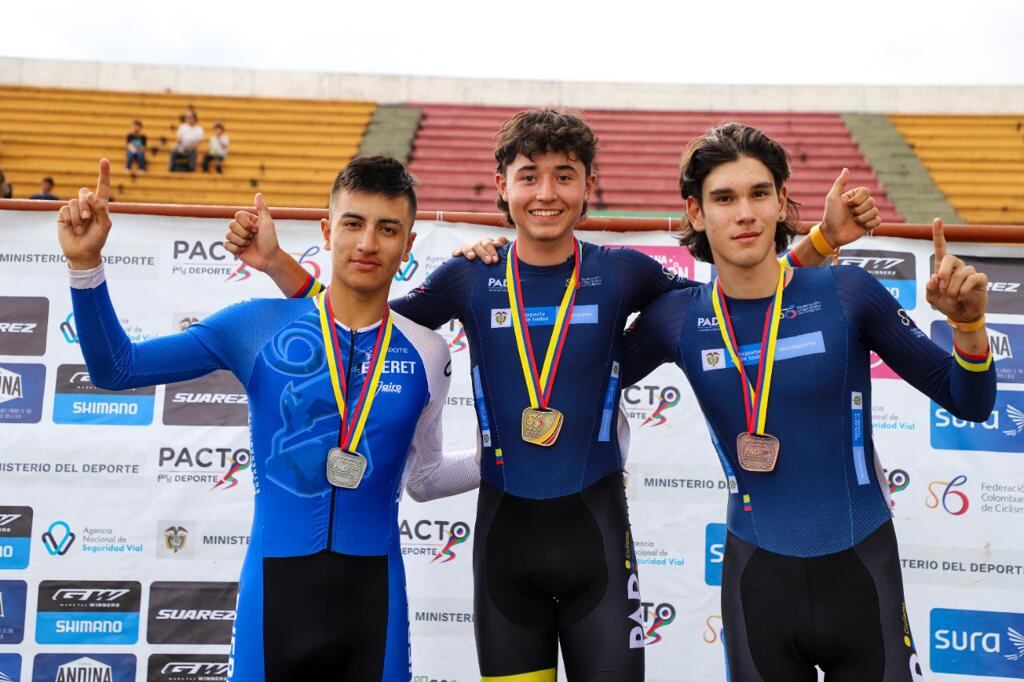 Jerónimo había conseguido la medalla de bronce en el Scratch en Duitama, Encuentro PAD