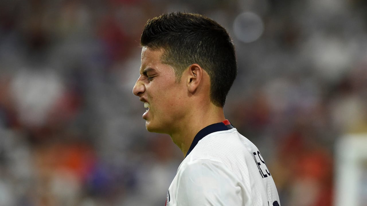 James Rodríguez en la Copa América 2016 celebrada en Estados Unidos.