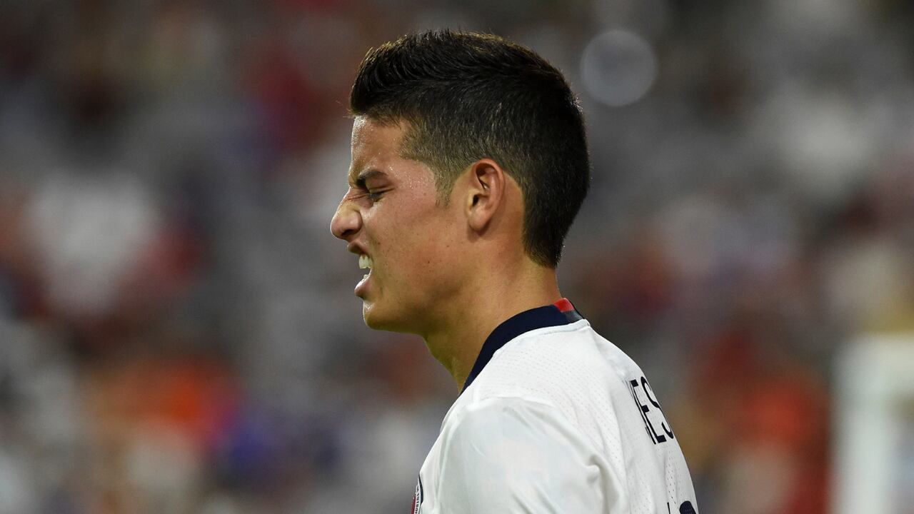 James Rodríguez en la Copa América 2016 celebrada en Estados Unidos.