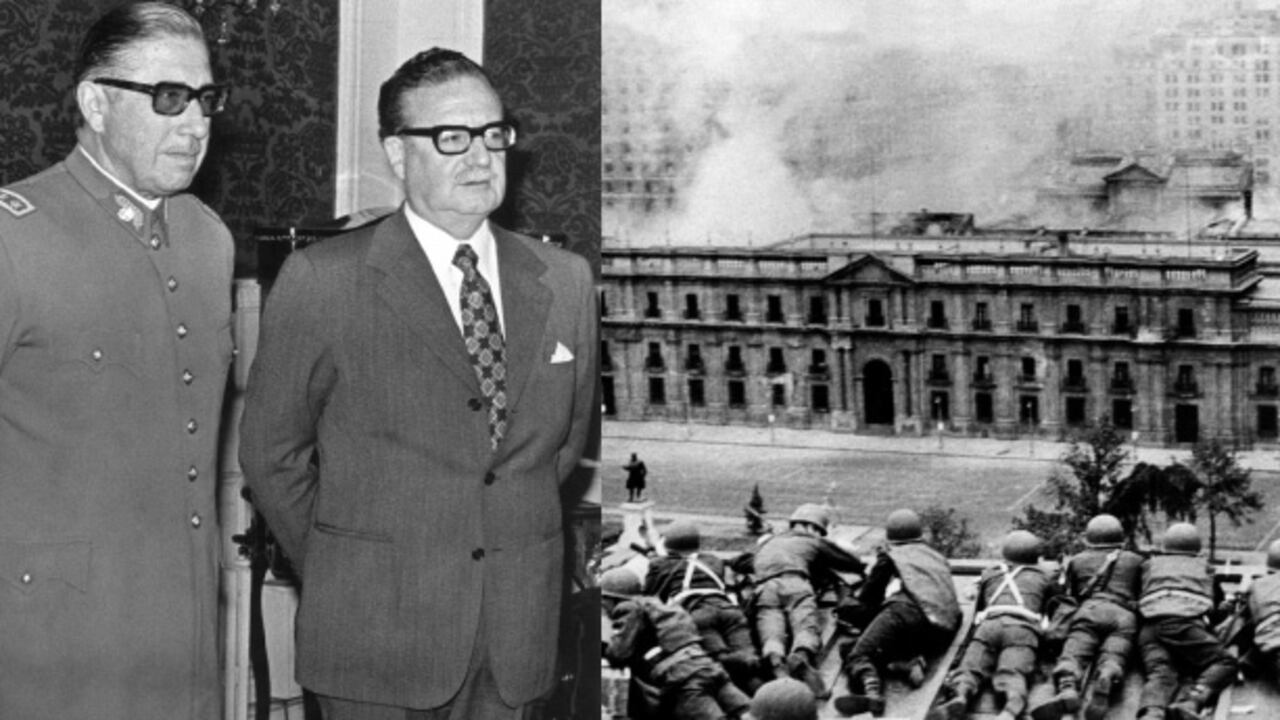 Augusto Pinochet era uno de los hombres de confianza del presidente socialista Salvador Allende. Pero lo traicionó y se tomó el palacio presidencial de La Moneda. Allende prefirió suicidarse antes que rendirse a los militares.