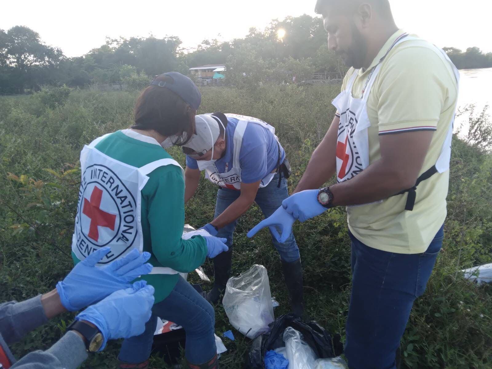 El Comité Internacional de la Cruz Roja  realizó labor humanitaria en Putumayo.