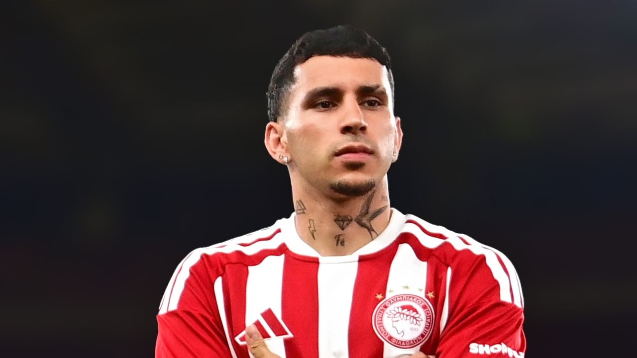 Gustavo Puerta, volante colombiano al servicio de Olympiacos