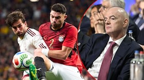 España vs. Egipto / Gianni Infantino, presidente de la FIFA.