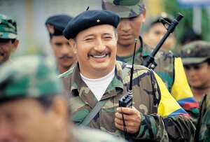 Jorge Briceo. Mono Jojoy. Guerrillero de las Farc. Foto:Len Dario Pelaez. Ene 99