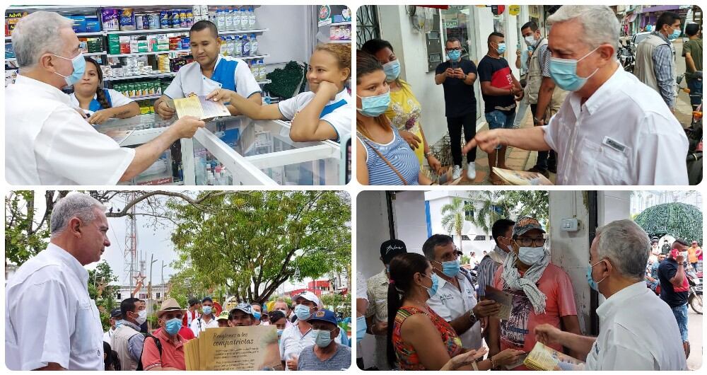 Uribe ya empezó su campaña política.