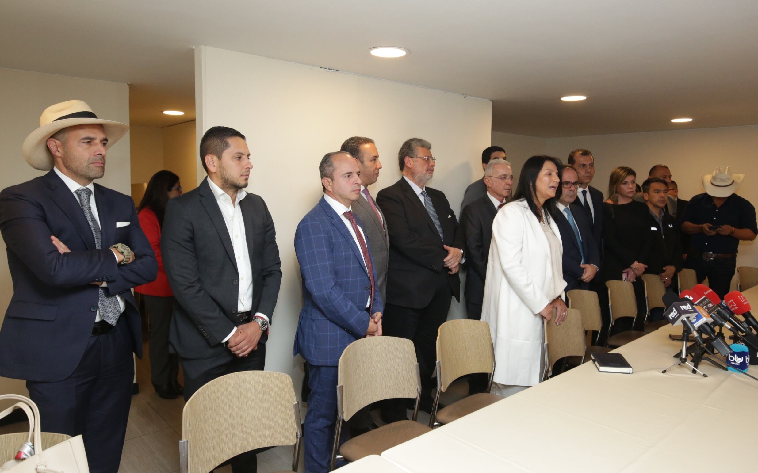 Rueda de Prensa expresidente Álvaro Uribe Vélez y el Centro Democrático