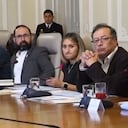 Presidente Gustavo Petro y Laura Sarabia