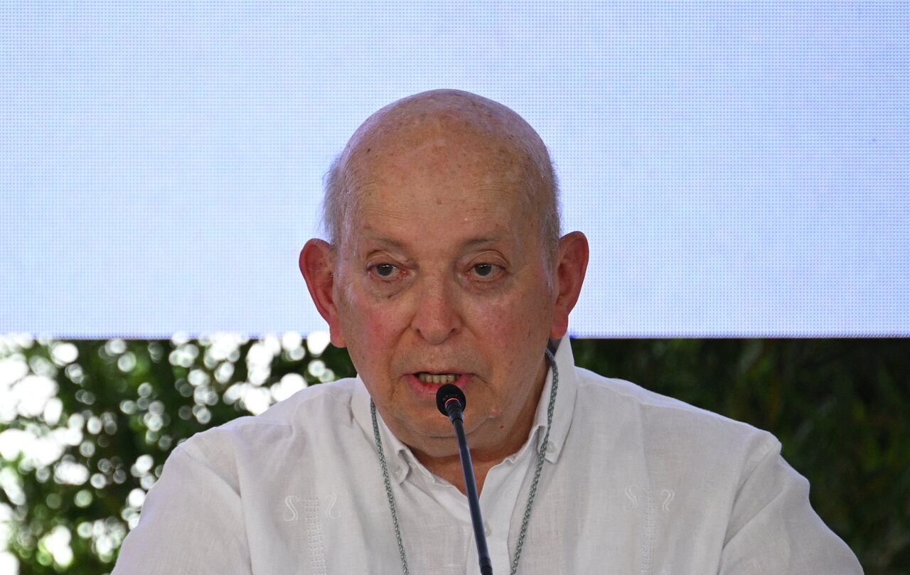 El Alto Comisionado de Paz de Colombia, Otty Patiño. El gobierno colombiano inició negociaciones de paz con Segunda Marquetalia. (Foto de Federico PARRA/AFP).