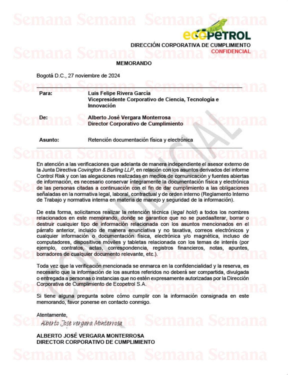 Chuzadas Ecopetrol Ricardo Roa