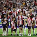 Parte de la plantilla del Junior de Barranquilla en 2026-II
