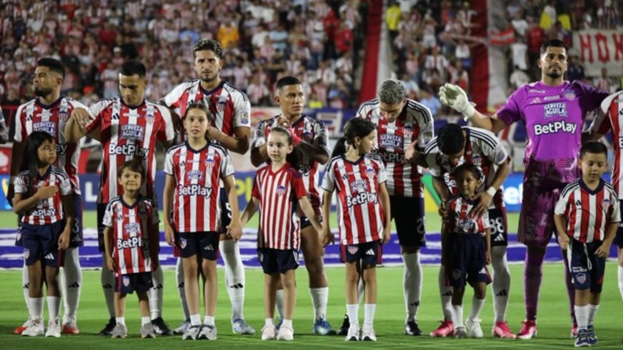 Parte de la plantilla del Junior de Barranquilla en 2026-II.