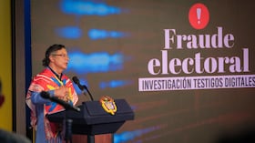 El entonces presidente de Colombia, Gustavo Petro, el 3 de agosto de 2026 en la Casa de Nariño, en Bogotá