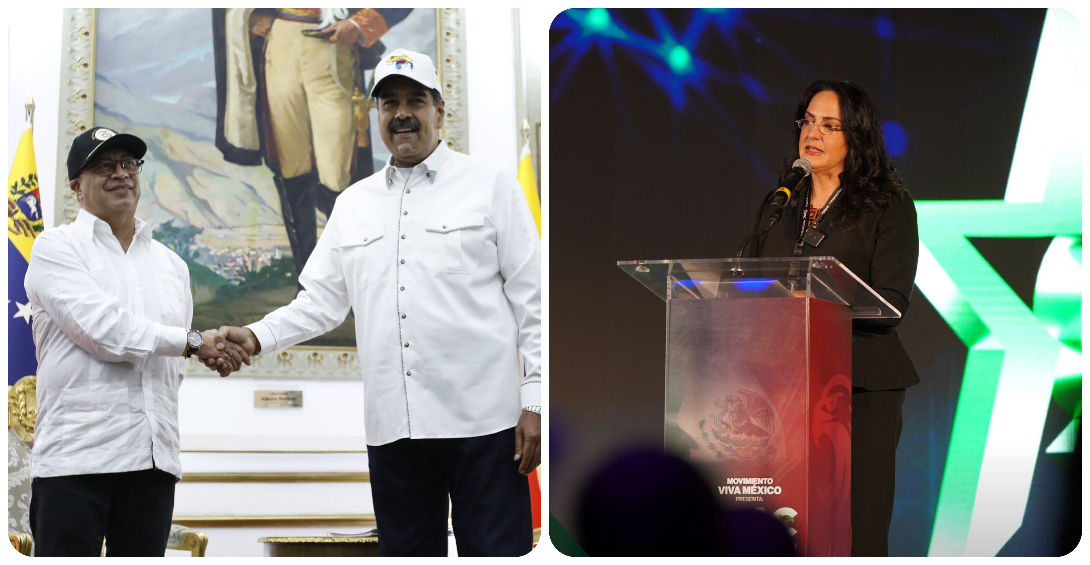 María Fernanda Cabal arremetió contra Maduro y Petro desde México