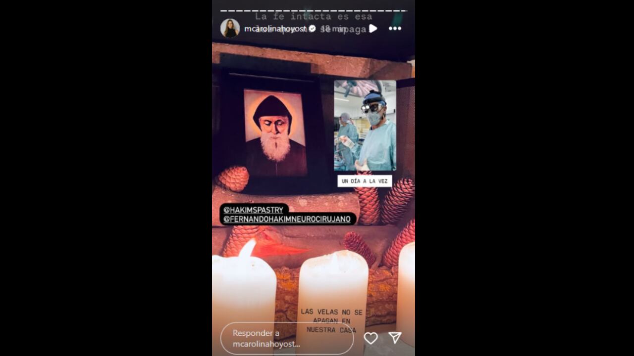 Gesto de María Carolina Hoyos a Fernando Hakim