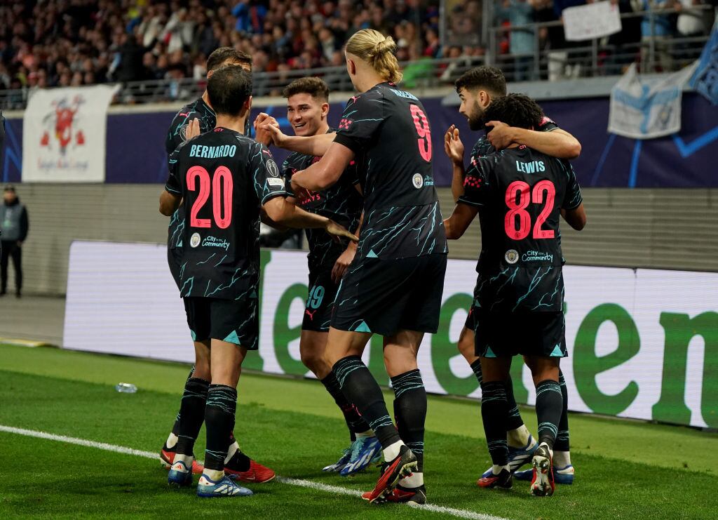 Manchester City derrotó al Leipzig en Alemania