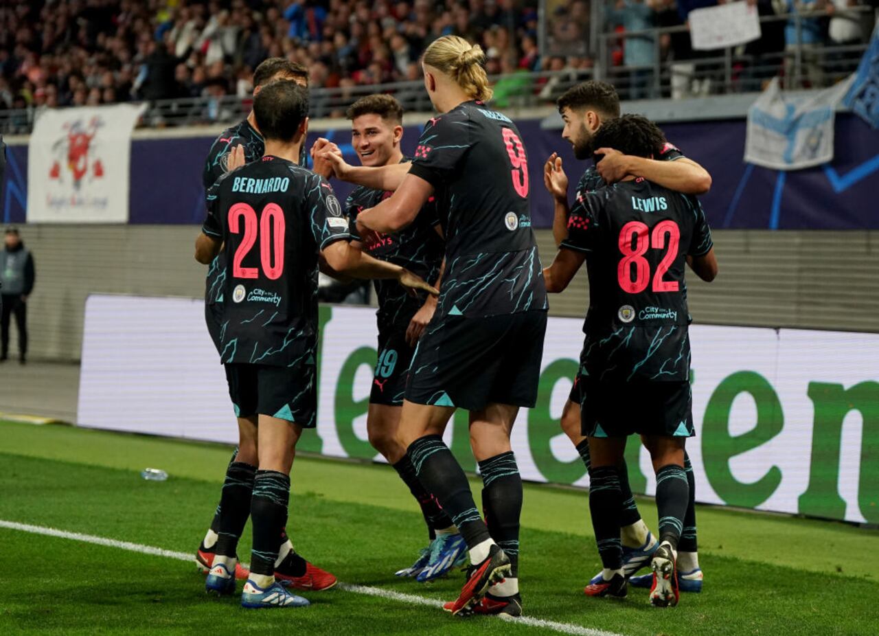 Manchester City derrotó al Leipzig en Alemania
