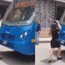 Mujer ataca bus del SITP