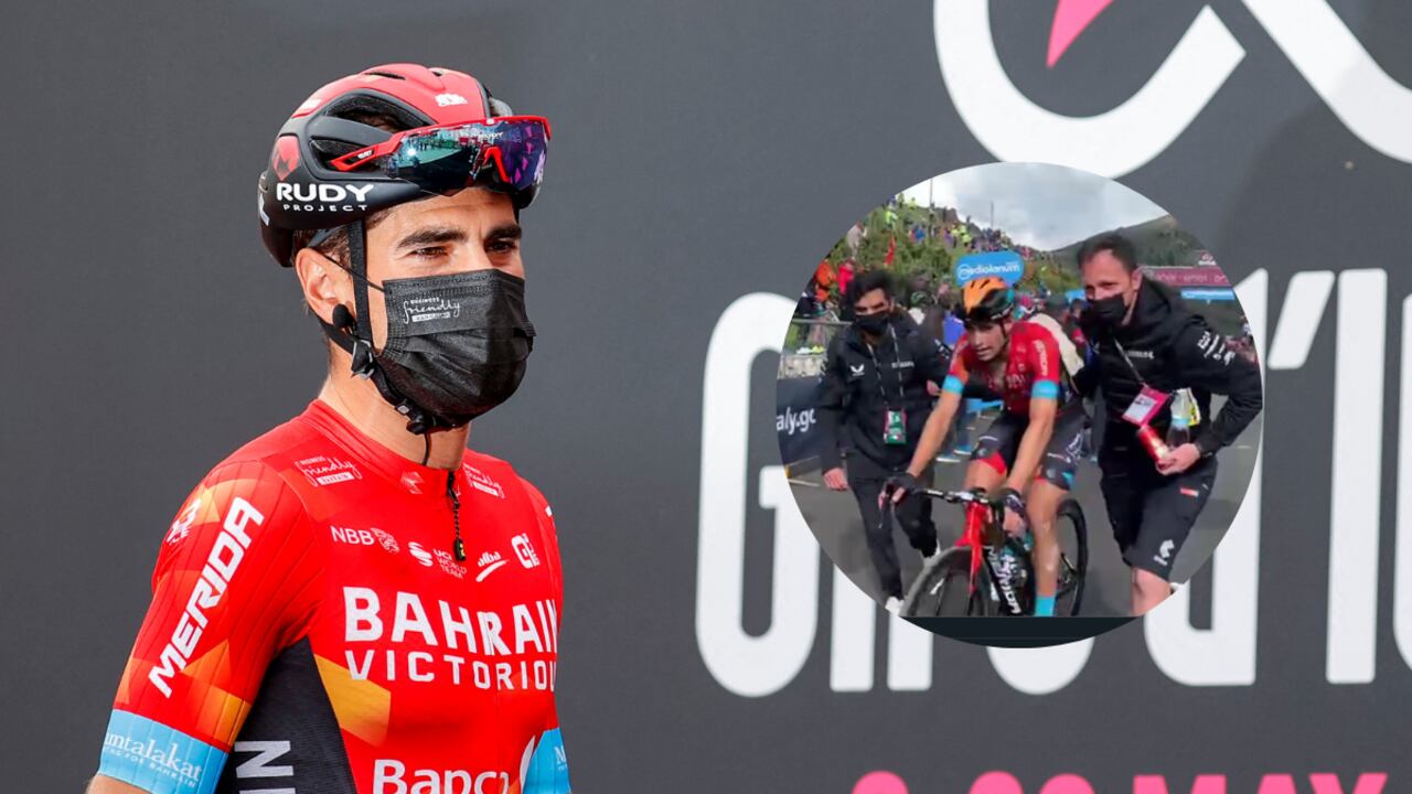 El español llegó en la novena posición en la etapa 20 del Giro de Italia.
