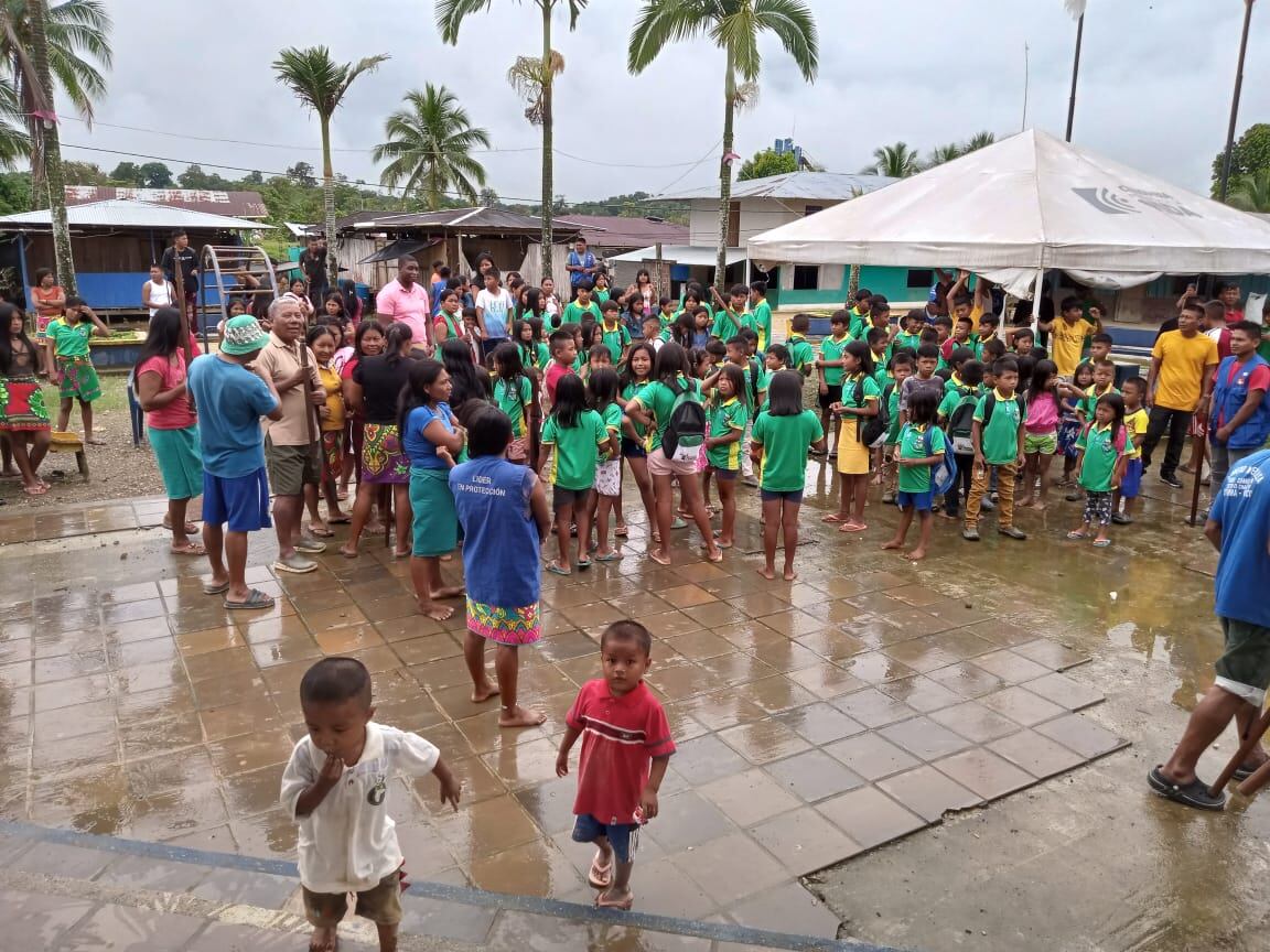 Indígenas del Pueblo Wounaan.