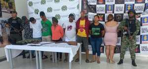 Capturados del Clan del Golfo en Cesar.