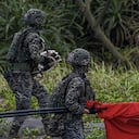 El Ejército de Taiwán realiza maniobras ante las amenazas de China de querer volver a tener el control de la isla.