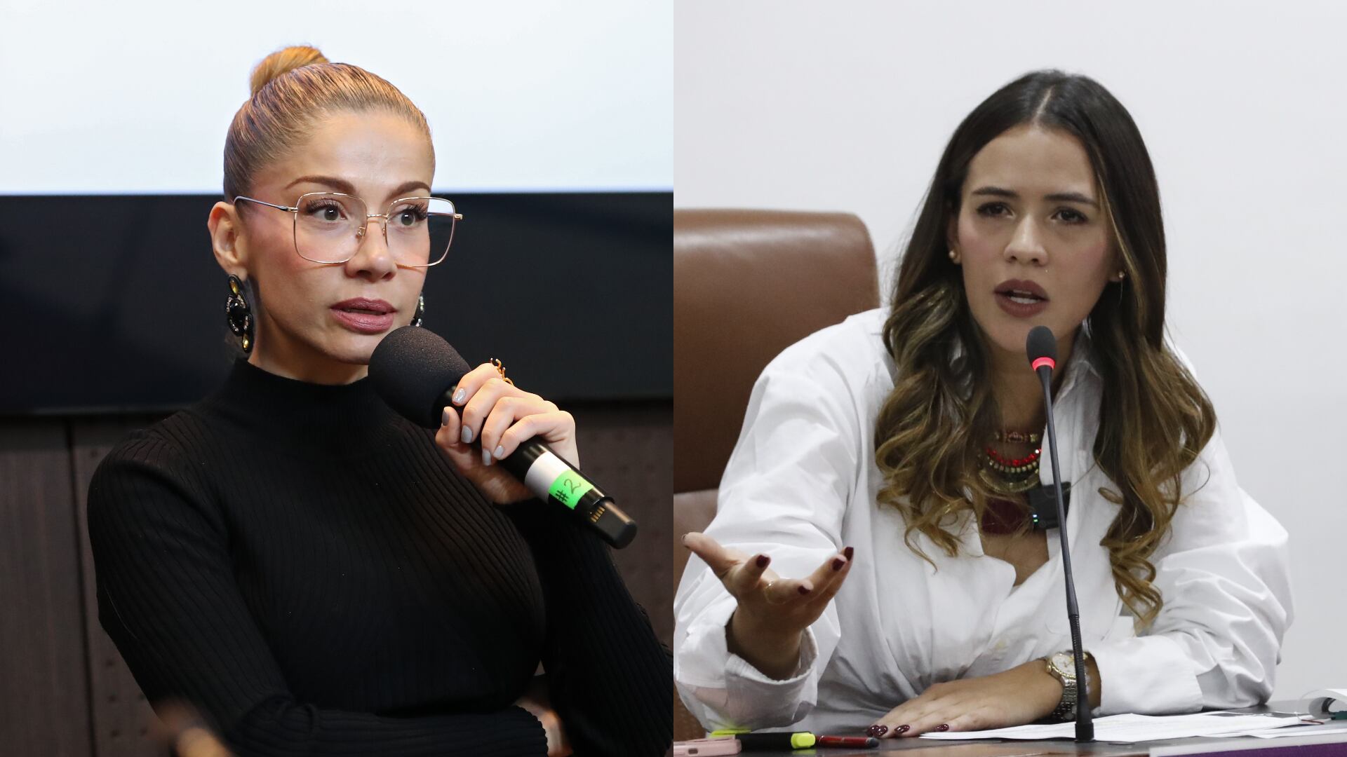 Catherine Juvinao y María Fernanda Carrascal.