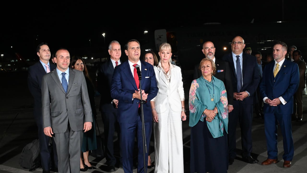 Delegación de los Estados Unidos en representación de la administración Trump.