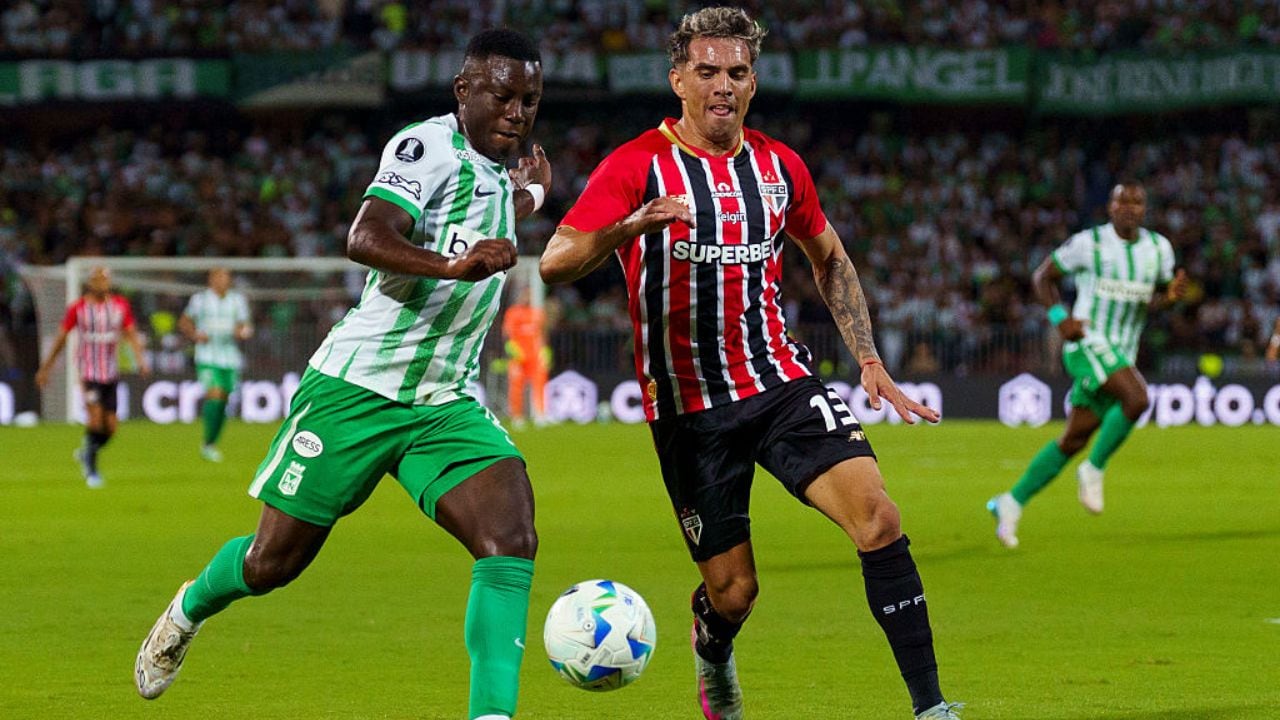Imagen del Atlético Nacional vs. São Paulo por Libertadores.