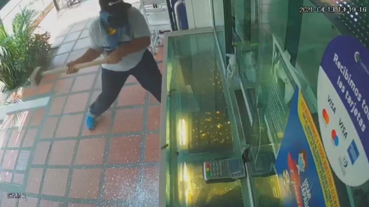 Intento de robo con mazo en Barranquilla