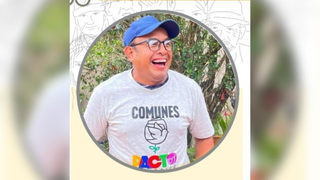 Uber Noguera, firmante de paz.