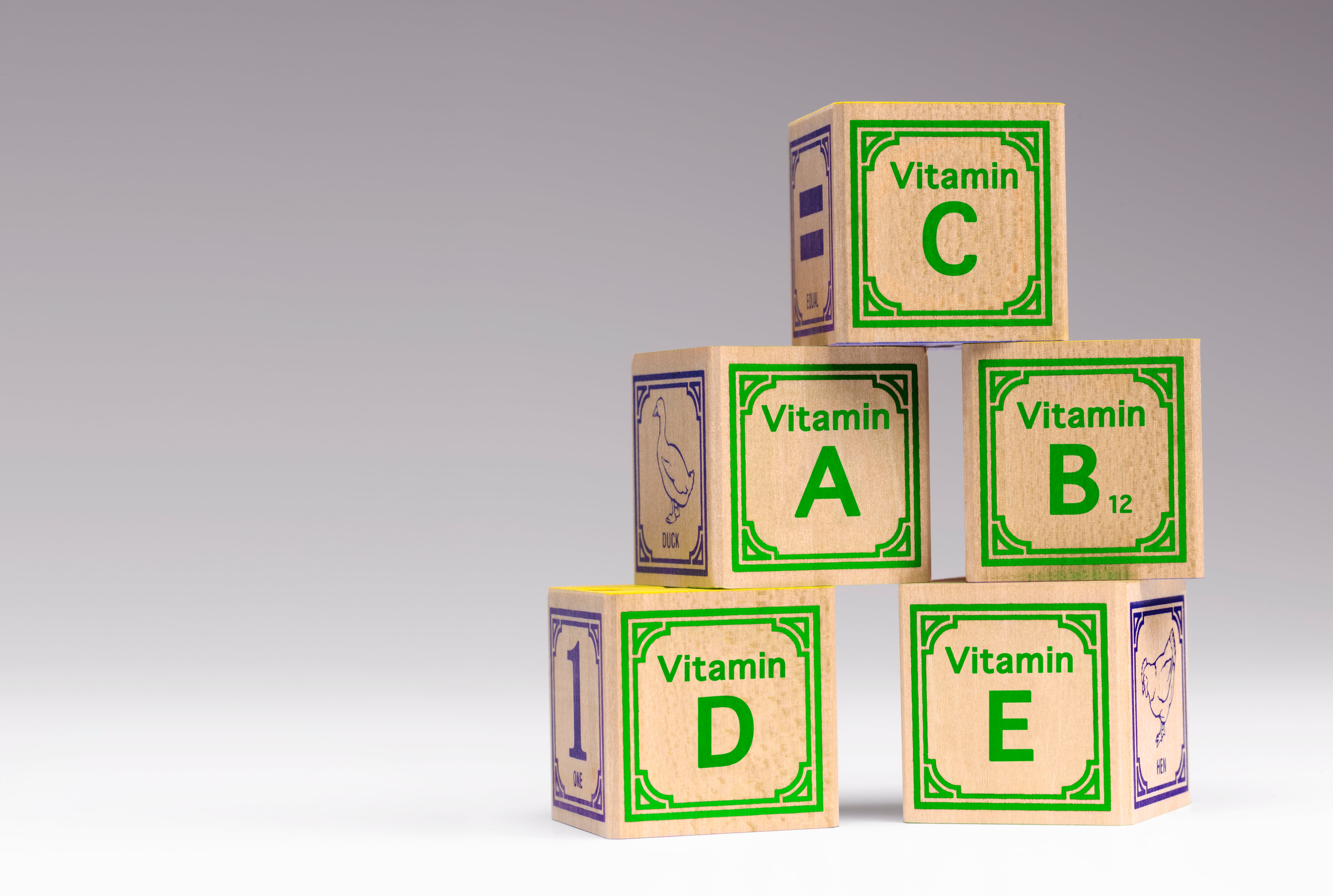 Todas las vitaminas son fundamentales para el cuerpo.