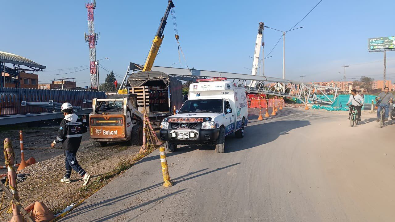 Colapsó puente en Madrid, Cundinamarca