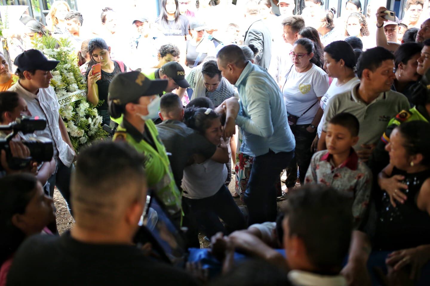 Masacre de policias en el Huila