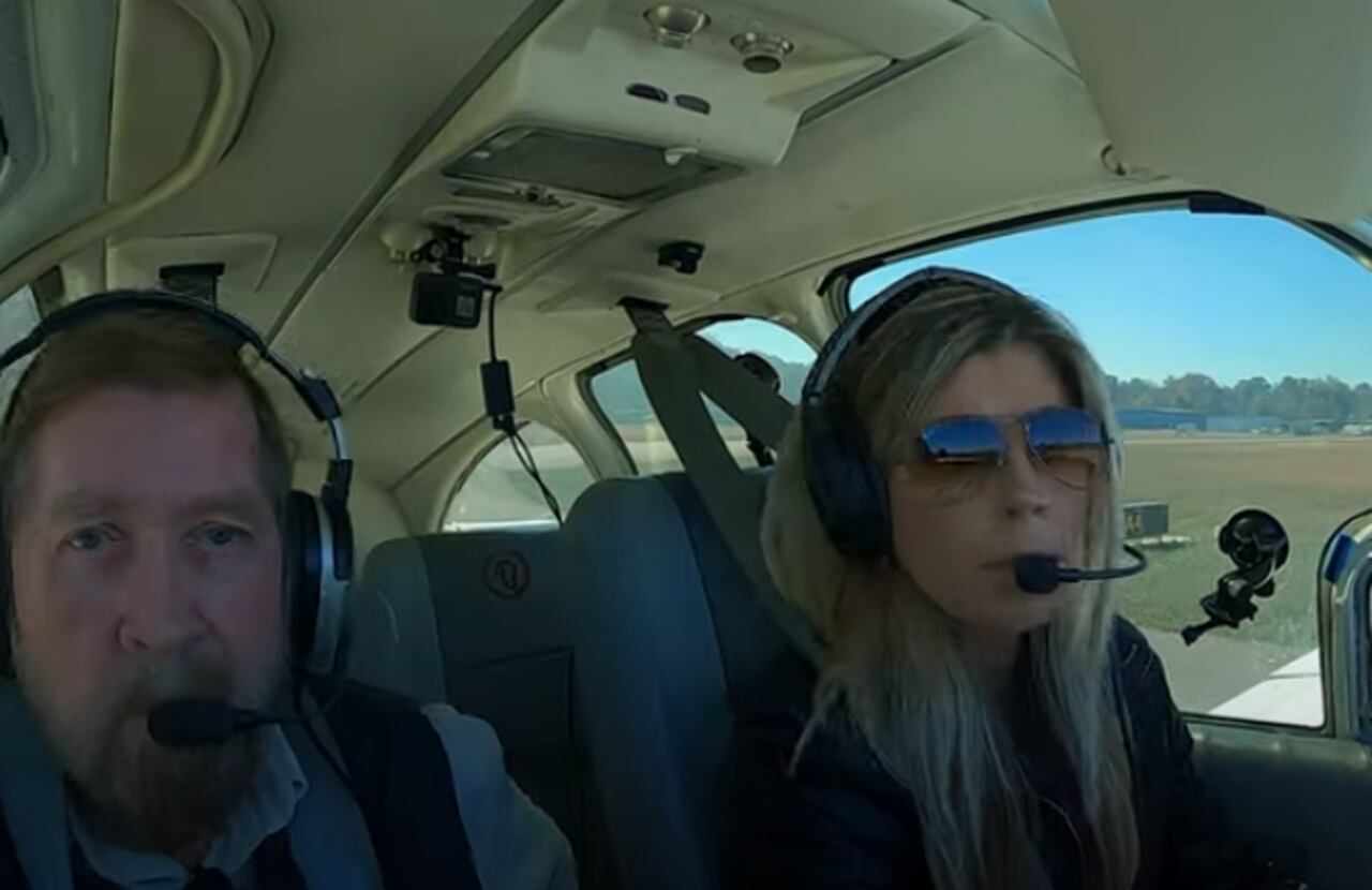 Jenny Blalock junto a su padre