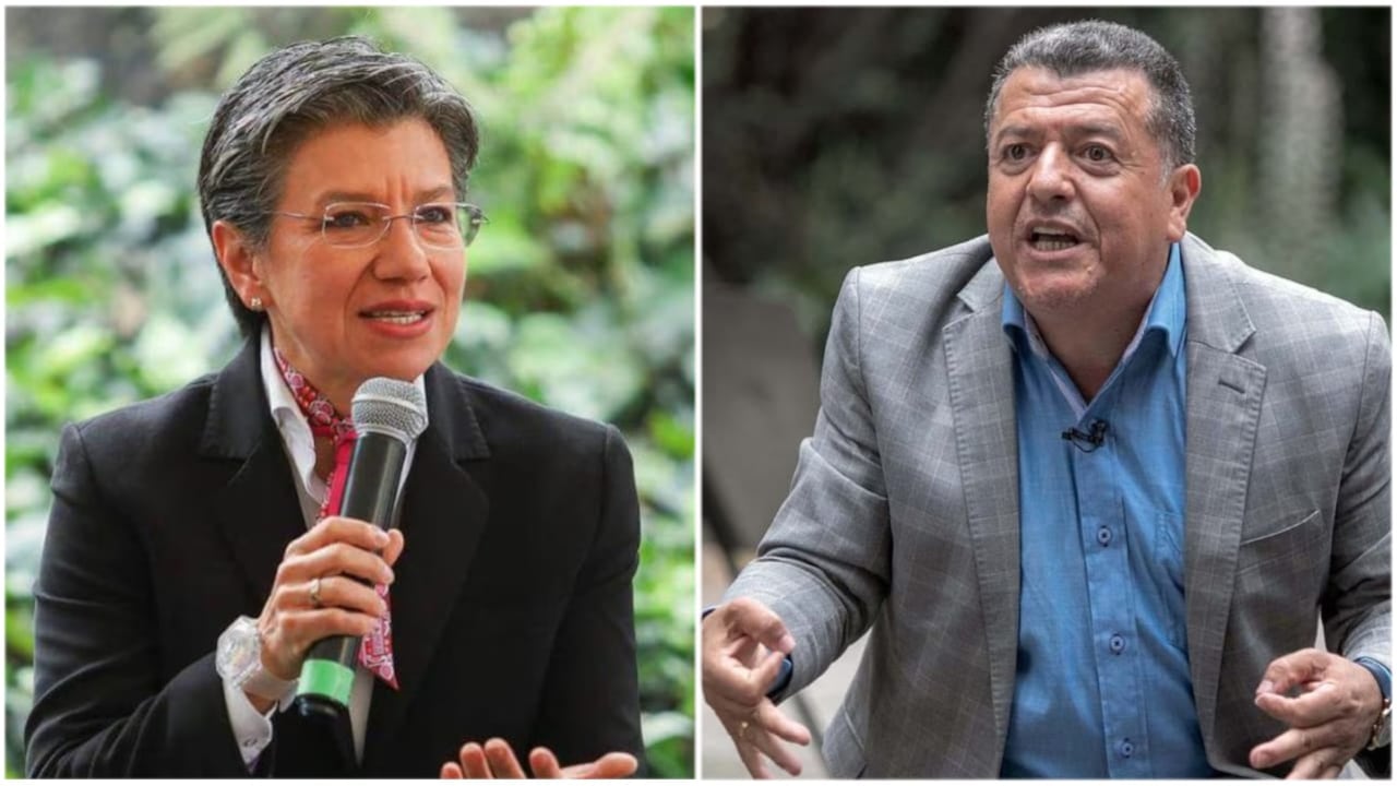 Claudia López se despacha contra Hugo Ospina, líder de los taxistas.