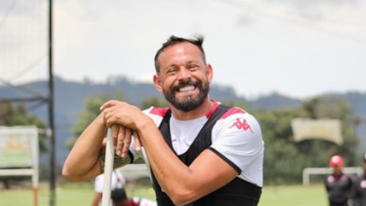 El uruguayo jugó los últimos seis meses en Independiente Santa Fe. Instagram: @mati.mier