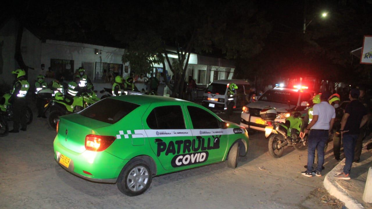 Operativos de las autoridades de Barranquilla.