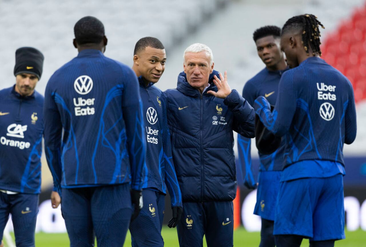 Selección de Francia en entrenamientos
